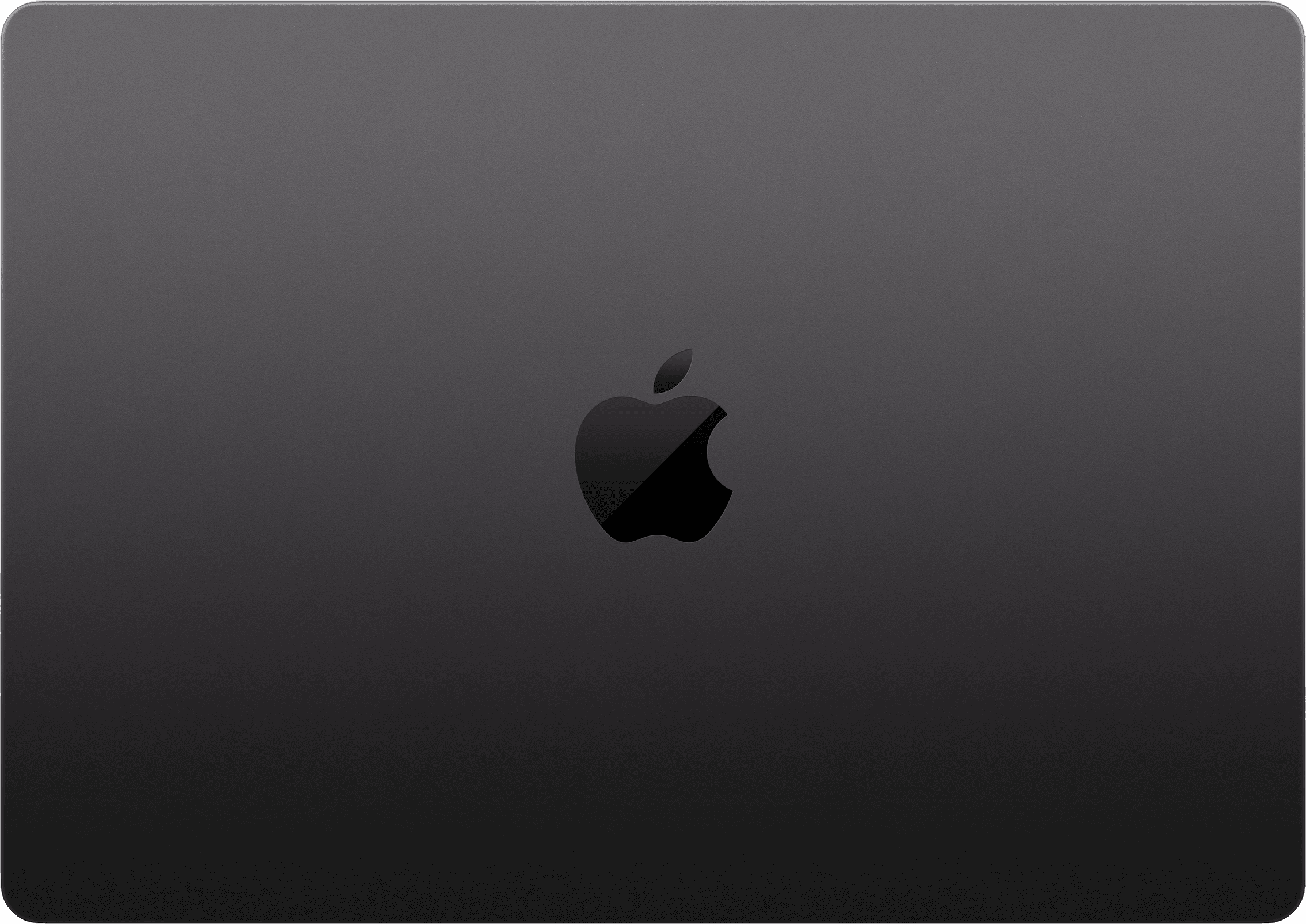 Closed MacBook from above